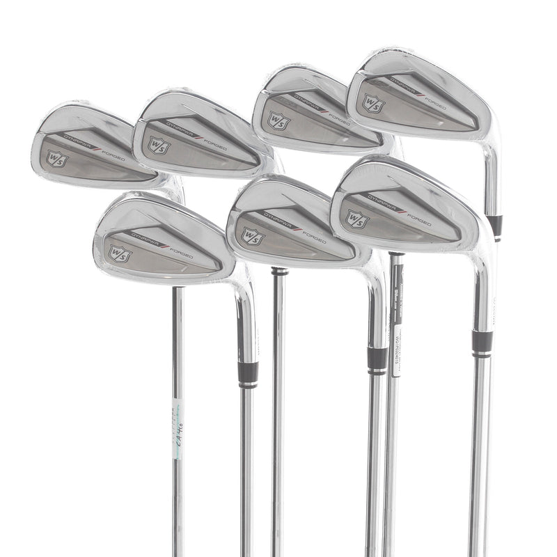 Wilson Dynapower Forged Steel Mens Right Hand Irons 4-PW Stiff - KBS Tour Lite