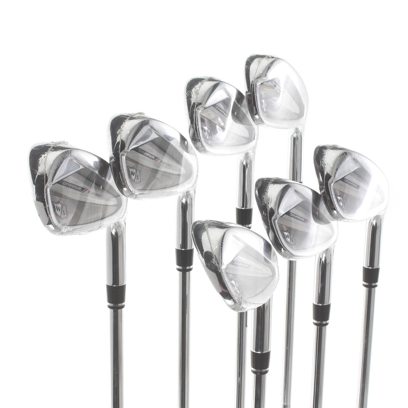 Wilson Dynapower Forged Steel Mens Right Hand Irons 4-PW Stiff - KBS Tour Lite
