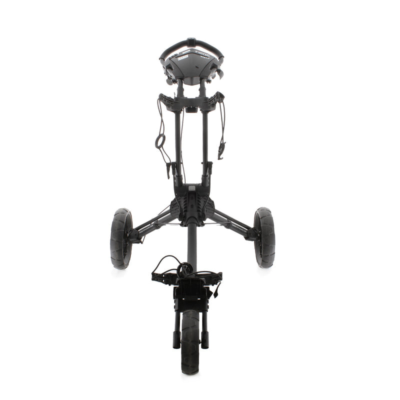 Rovic RV1C 3-Wheel Push/Pull Trolley - Black