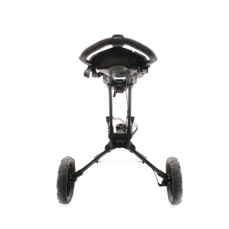 Rovic RV1C 3-Wheel Push/Pull Trolley - Black