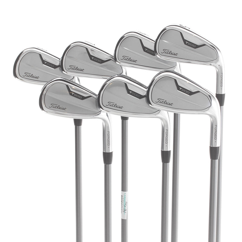 Titleist T200 2021 Graphite Mens Right Hand Irons 5-GW Regular - KuroKage 80i
