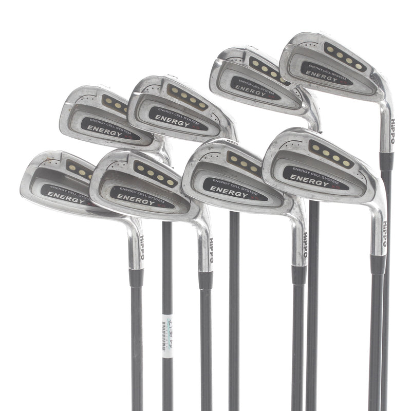 Hippo Energy X5 Graphite Mens Right Hand Irons 3-SW Regular - Hippo Energy