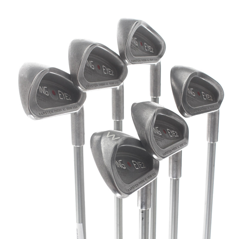 Ping Eye2 Graphite Mens Right Hand Irons 5-PW Red Dot 0.75* Flat Regular - UST Mamiya Recoil 660 F3