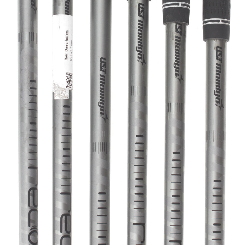 Ping Eye2 Graphite Mens Right Hand Irons 5-PW Red Dot 0.75* Flat Regular - UST Mamiya Recoil 660 F3