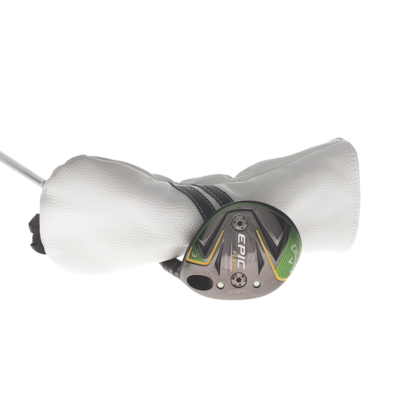 Callaway Epic Flash Graphite Mens Right Hand Fairway 3 Wood 15* Stiff - Evenflow 6.0 65g