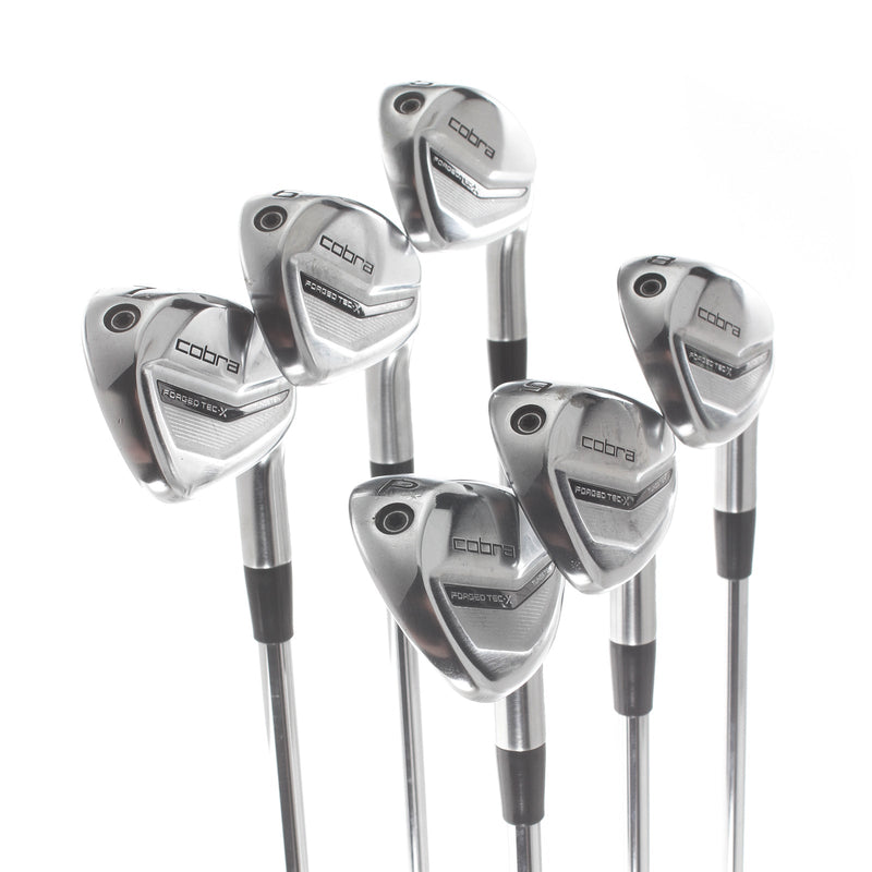 Cobra Forged Tec X 2022 Steel Mens Right Hand Irons 5-PW Regular - KBS Tour Lite