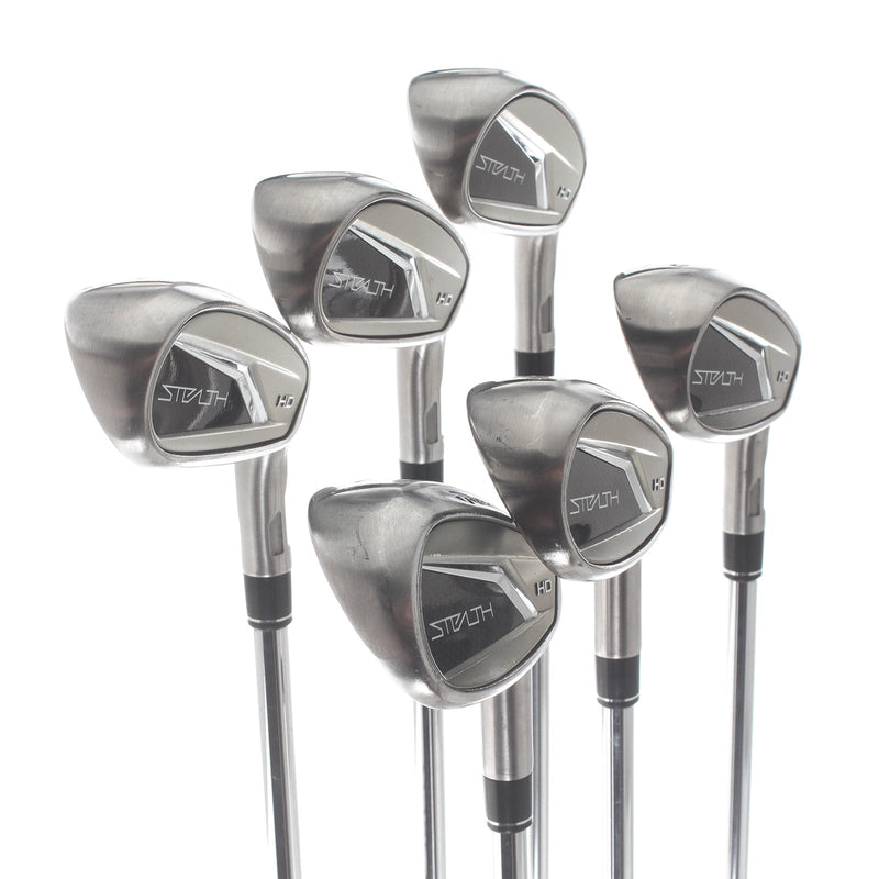 TaylorMade Stealth HD Steel Mens Right Hand Irons 5-PW Regular - KBS Max MT 85