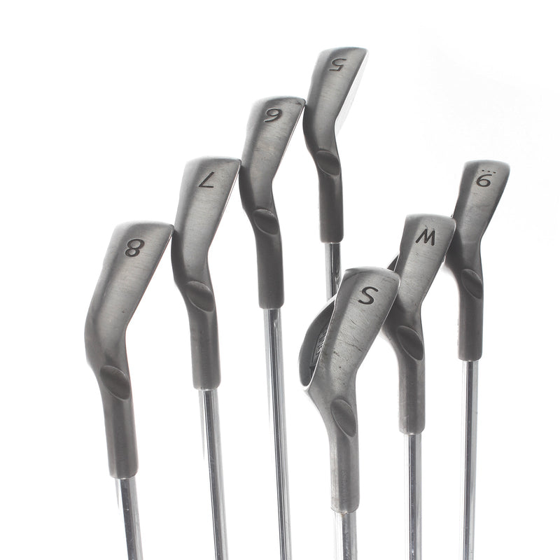 Ping G30 Steel Mens Right Hand Irons 5-SW Yellow Dot 1.5* Upright Soft Regular - Ping CFS Distance