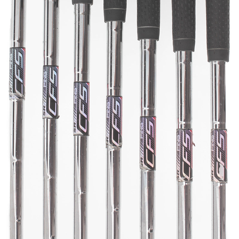 Ping G30 Steel Mens Right Hand Irons 5-SW Yellow Dot 1.5* Upright Soft Regular - Ping CFS Distance