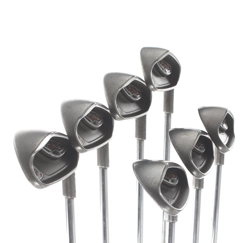 Ping G10 Steel Mens Right Hand Irons 5-SW Black Dot Regular - AWT