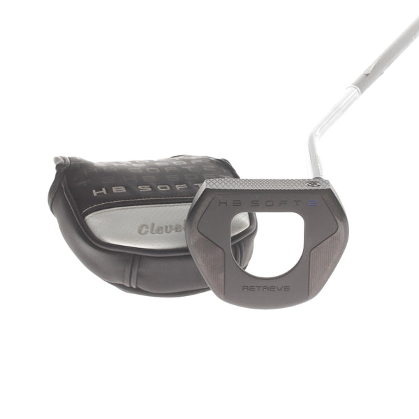 Cleveland HB Soft 2 Retreve Black Mens Right Hand Putter 34" Mallet - Cleveland HB Soft 2 Straight