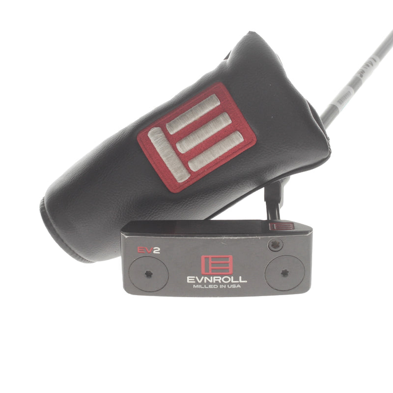 Evnroll EV2 Mens Right Hand Putter 34" Mid-Mallet - Golf Pride Reverse Taper round