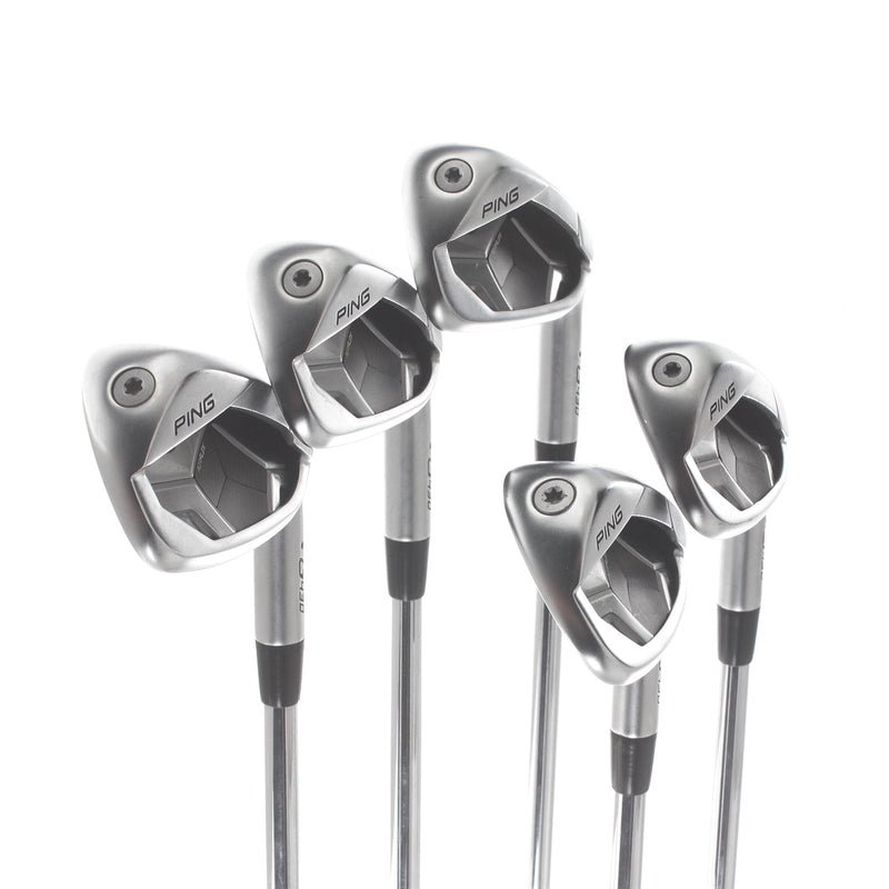 Ping G430 Steel Mens Right Hand Irons 6-PW Blue Dot 1* Upright Regular - Ping AWT 2.0