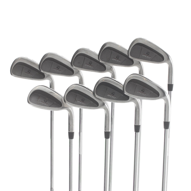 TaylorMade 200 Steel Mens Right Hand Irons 3-SW Regular - TaylorMade R-80