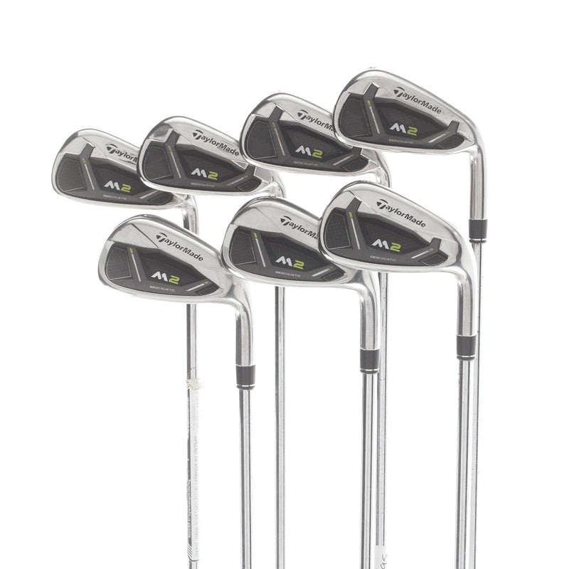 TaylorMade M2 2017 Steel Mens Right Hand Irons 4-PW Regular - REAX 88