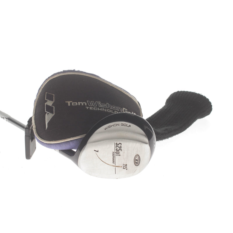 Wishon 525 GRT Graphite Mens Right Hand Fairway 7 Wood 21.5* Regular - S25 White 75g