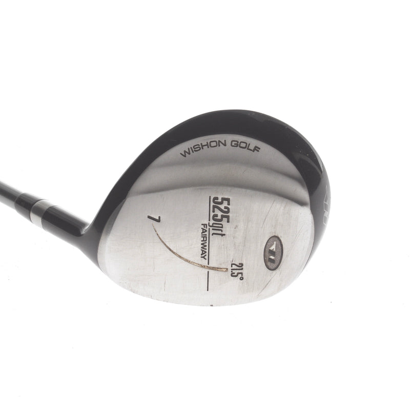Wishon 525 GRT Graphite Mens Right Hand Fairway 7 Wood 21.5* Regular - S25 White 75g