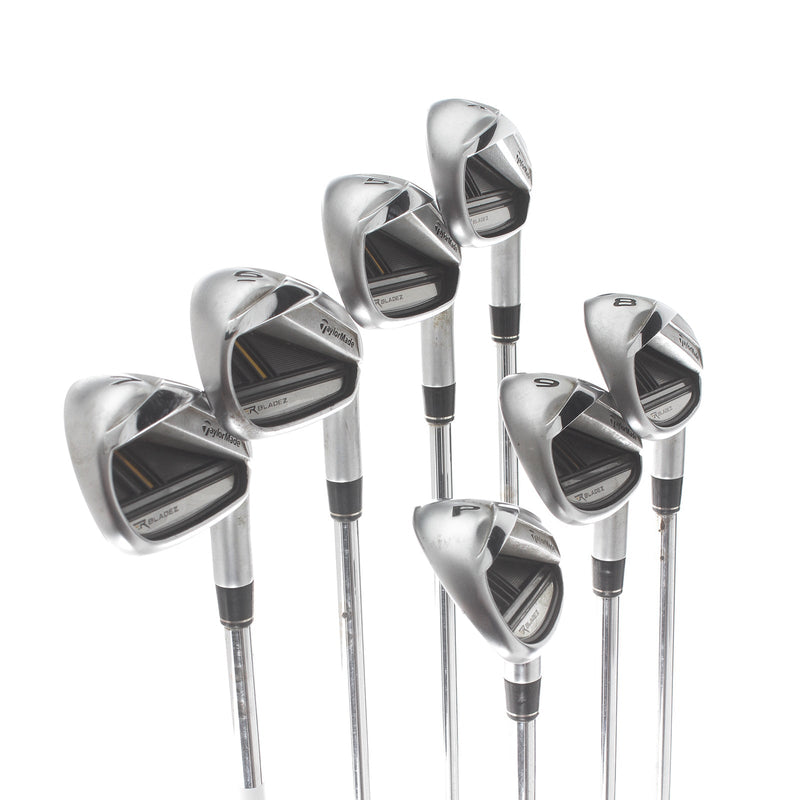 TaylorMade RocketBladez Steel Mens Right Hand Irons 4-PW Regular - RocketFuel 85g
