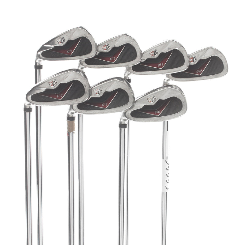 Wilson Di7 Steel Mens Left Hand Irons 4-PW Uniflex - TX-105fs