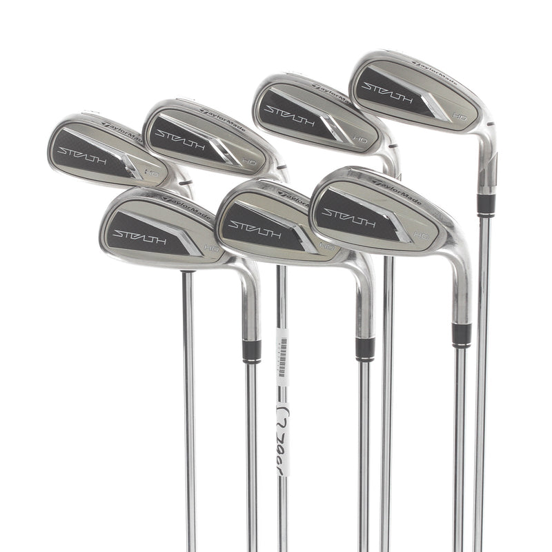 TaylorMade Stealth HD Steel Mens Right Hand Irons 5-AW Regular - KBS Max MT 85