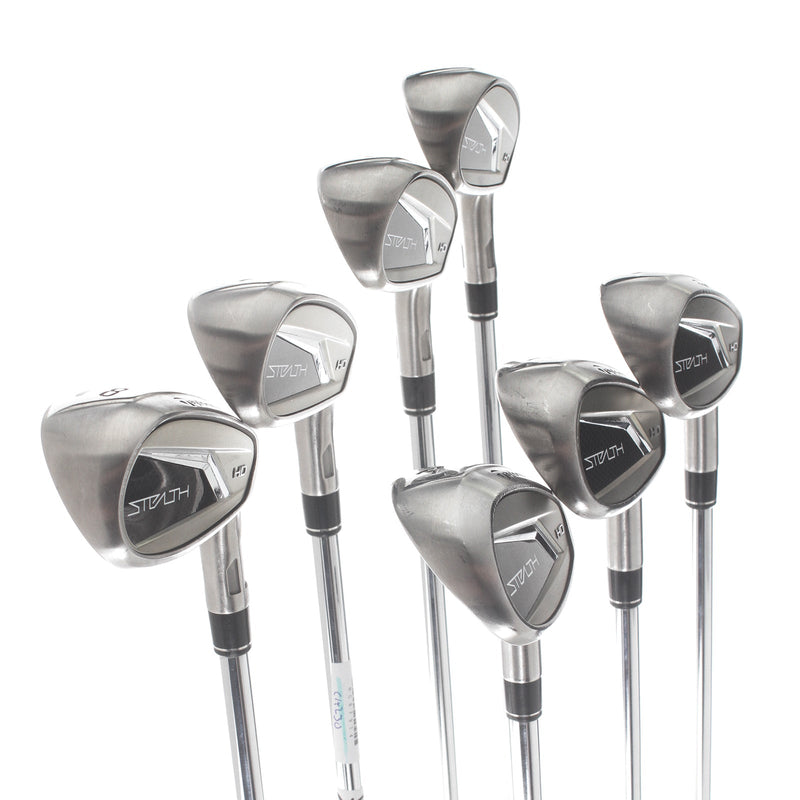 TaylorMade Stealth HD Steel Mens Right Hand Irons 5-AW Regular - KBS Max MT 85