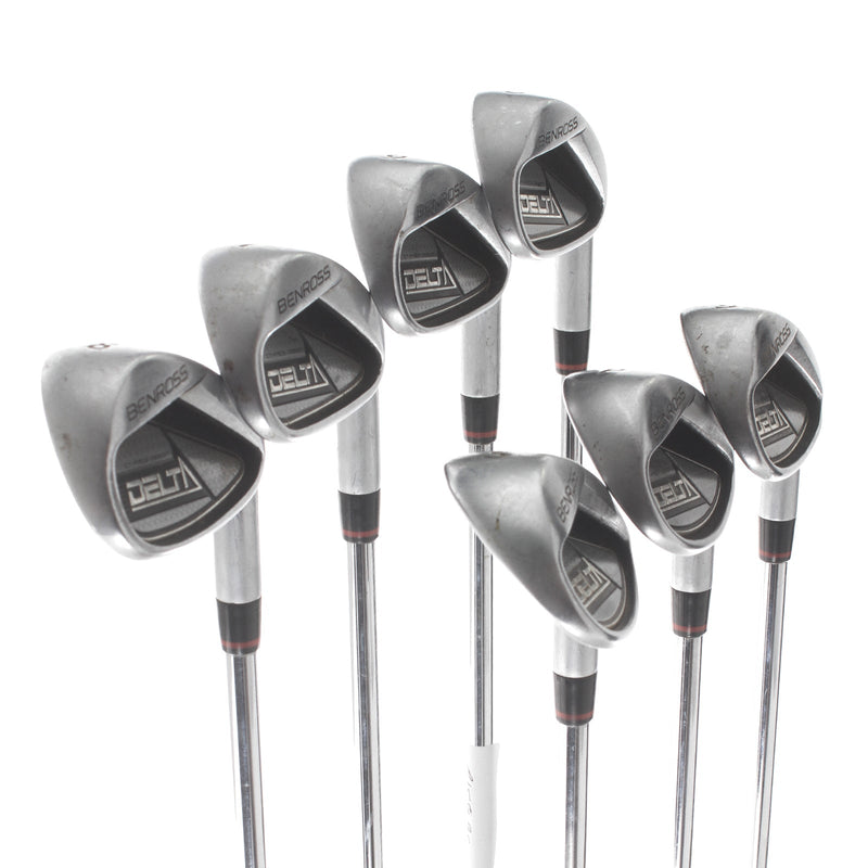 Benross Delta Steel Mens Right Hand Irons 5-SW Regular - KBS Max 80