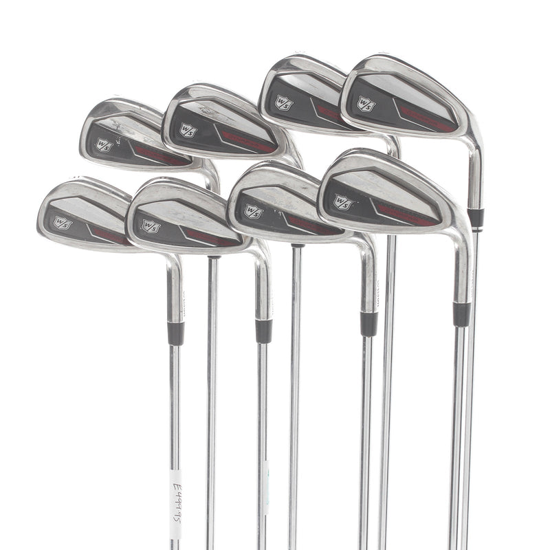 Wilson Dynapower Steel Mens Right Hand Irons 4-GW Regular - KBS Max Ultralite