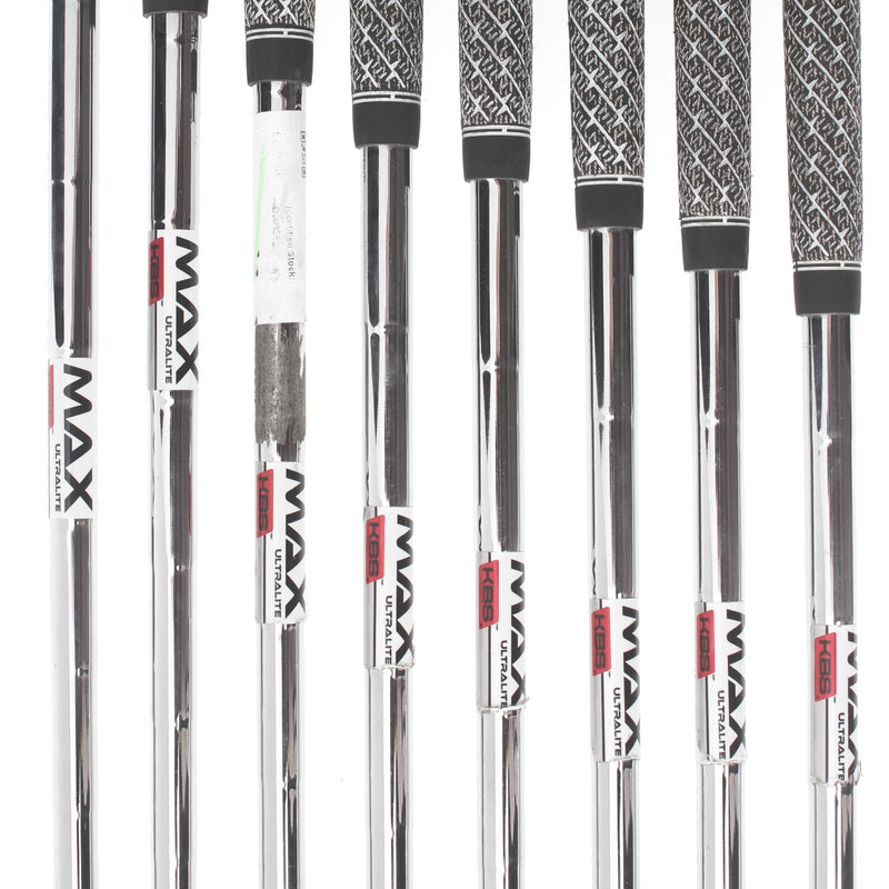 Wilson Dynapower Steel Mens Right Hand Irons 4-GW Regular - KBS Max Ultralite