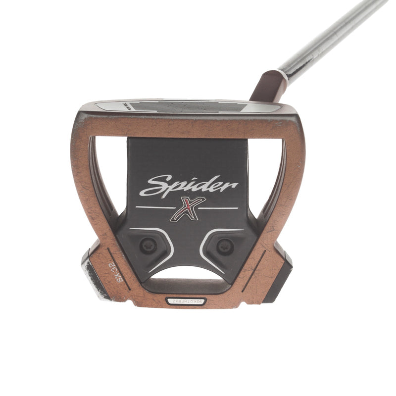 TaylorMade Spider X Copper Mens Right Hand Putter 33" Mallet KBS CT Tour Putter - Super Stroke Pistol Tour