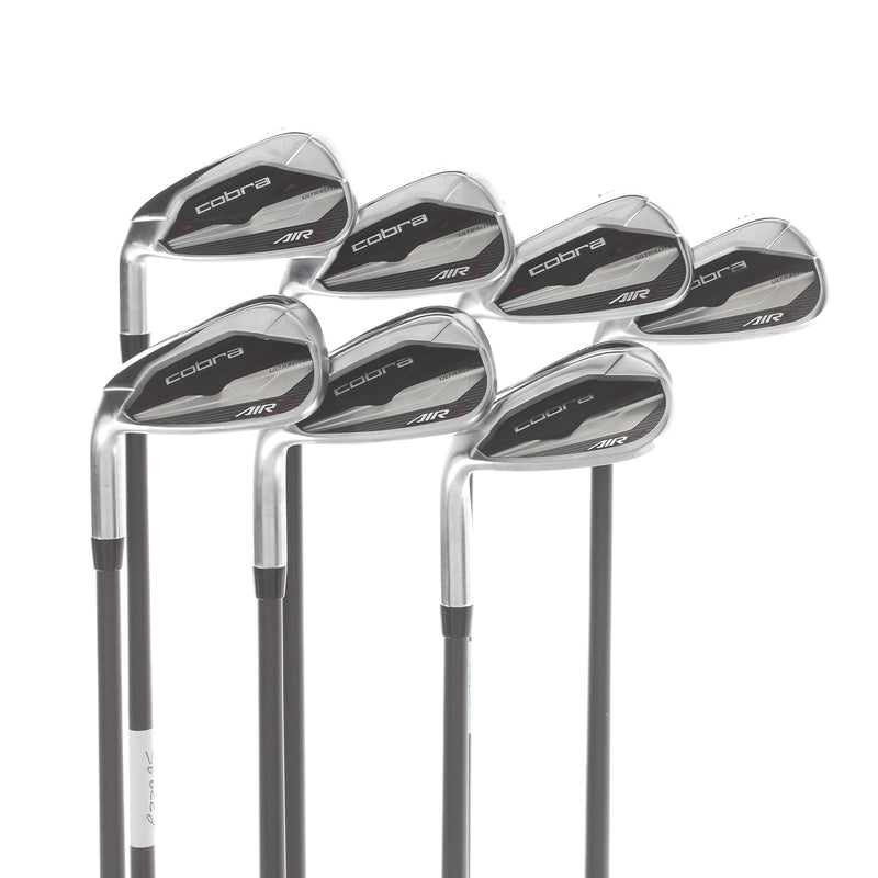 Cobra Air-X Graphite Mens Left Hand Irons 5-SW Regular - Cobra Ultralite