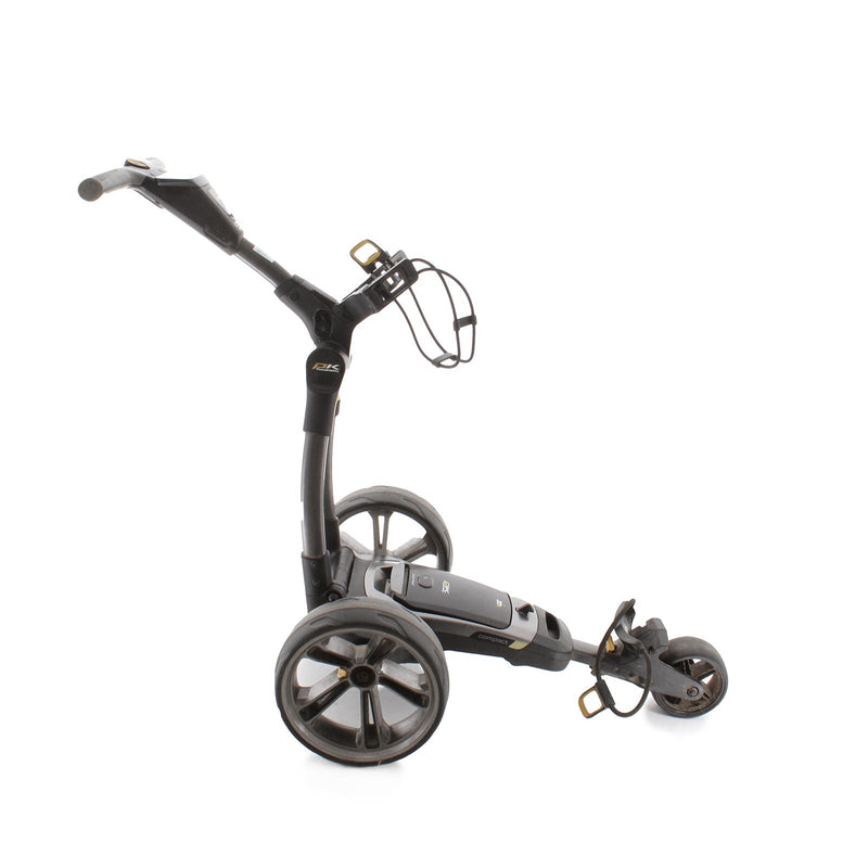 PowaKaddy CT6 3-Wheel Electric Trolley 18 Hole Lithium - Gunmetal Yellow