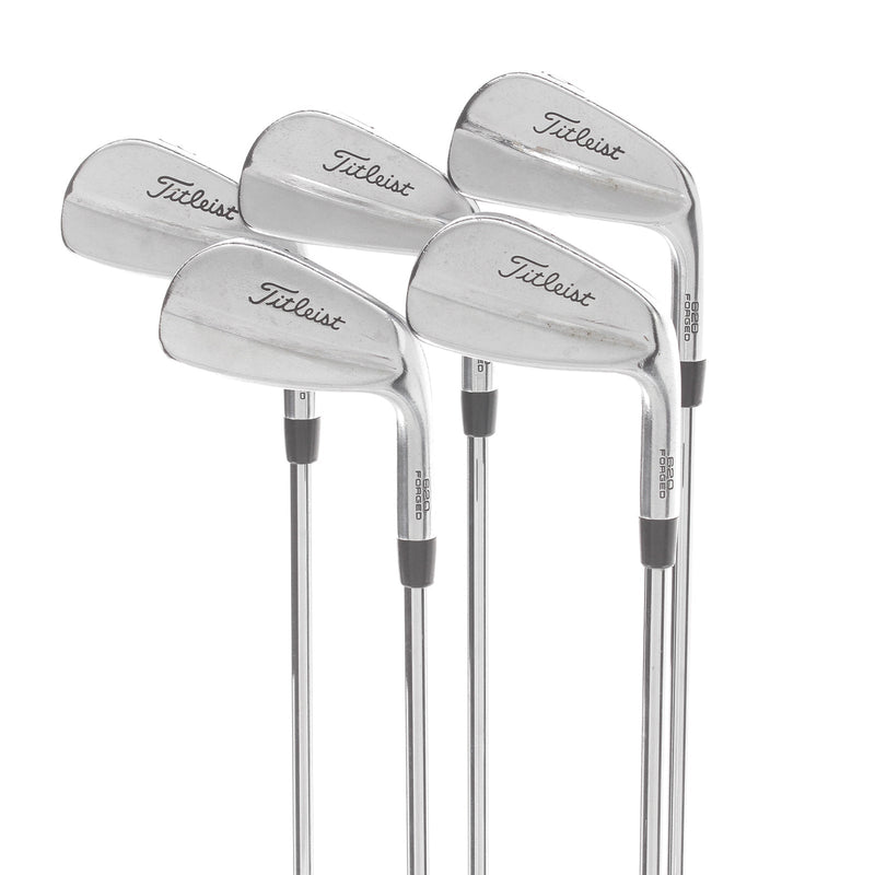 Titleist 620 MB Steel Mens Right Hand Irons 6-PW Stiff - True Temper AMT Black S300