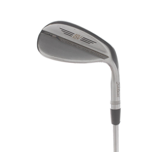 Titleist Vokey SM8 Steel Mens Right Hand Lob Wedge 58* 10 Bounce S Grind Stiff - True Temper AMT Black S300