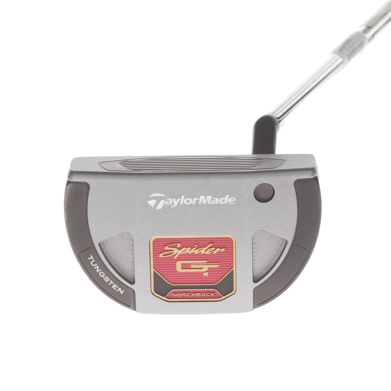 TaylorMade Spider GT Notchback Mens Right Hand Putter 34" Mallet TaylorMade Flute Feel - Super Stroke Pistol GTR 1.0 TaylorMade