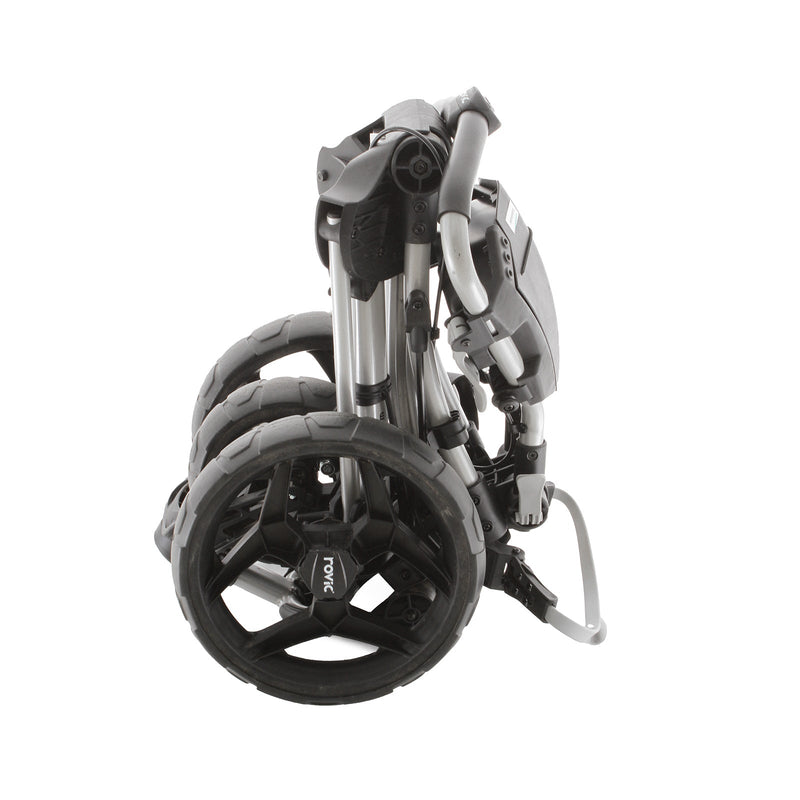 Rovic RV1S 3-Wheel Push/Pull Trolley - Black