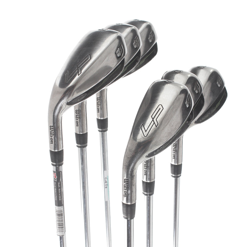 Wilson Staff Launch Pad Steel Mens Left Hand Irons 5-PW Regular - KBS Max Ultralite