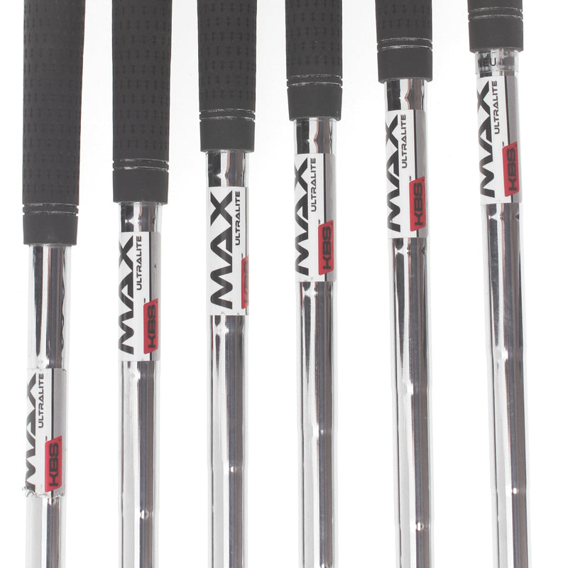 Wilson Staff Launch Pad Steel Mens Left Hand Irons 5-PW Regular - KBS Max Ultralite