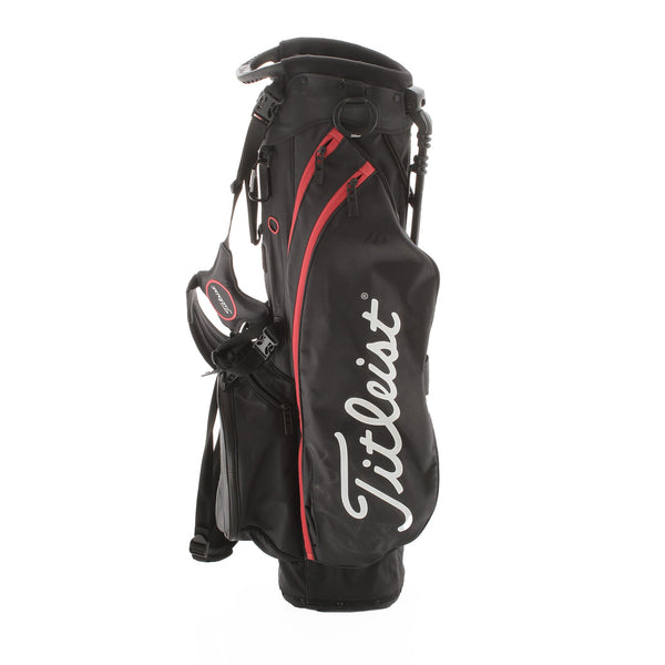 Titleist Players 4 Stand Bag - Black/Red