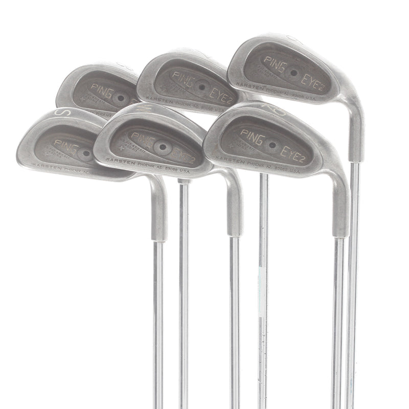 Ping Eye2 Steel Mens Right Hand Irons 6-SW Black Dot Regular - Ping Karsten