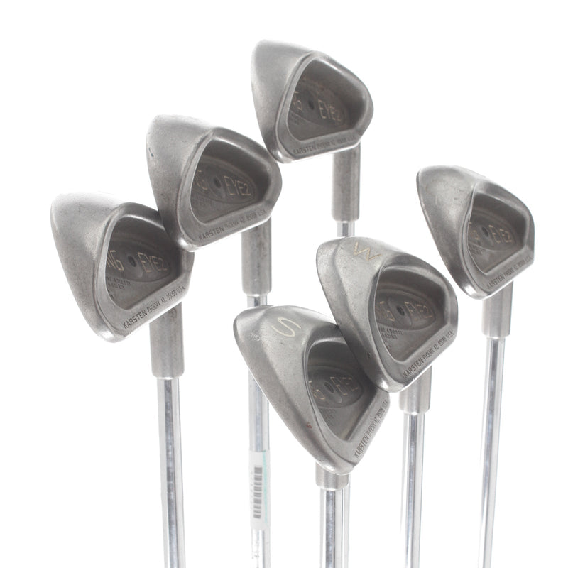 Ping Eye2 Steel Mens Right Hand Irons 6-SW Black Dot Regular - Ping Karsten