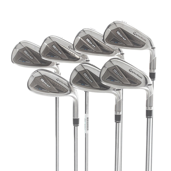 TaylorMade Sim2 Max Steel Mens Right Hand Irons 5-SW - KBS Max 85