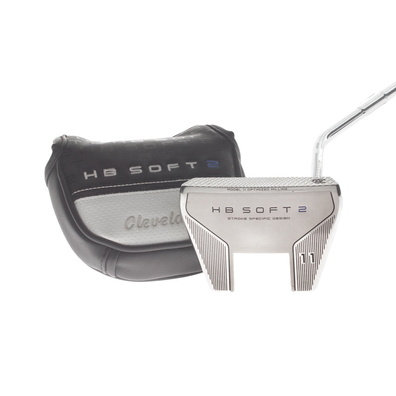 Cleveland HB Soft 2 11 Mens Right Hand Putter 35" Mallet - HB 2 Soft Straight