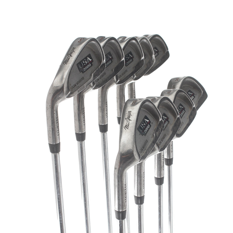 MacGregor USA 2000 Steel Mens Left Hand Irons 3-SW Regular - MacGregor Multiflex
