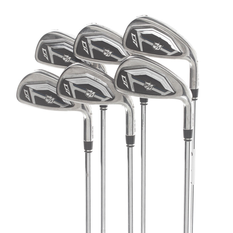 Wilson D7 Steel Mens Right Hand Irons 5-PW Regular - KBS Tour 80
