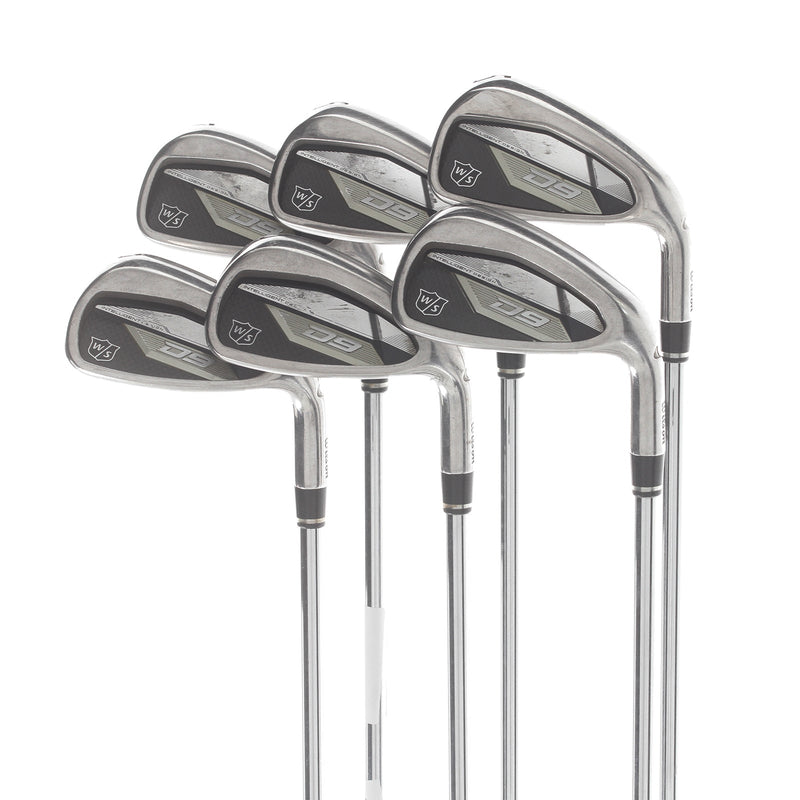 Wilson Staff D9 Steel Mens Right Hand Irons 5-PW Regular - KBS Max Ultralite