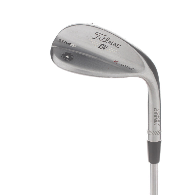 Titleist SM6 Steel Mens Right Hand Lob Wedge 58* 12 Bounce K Grind Wedge - BV Vokey Design
