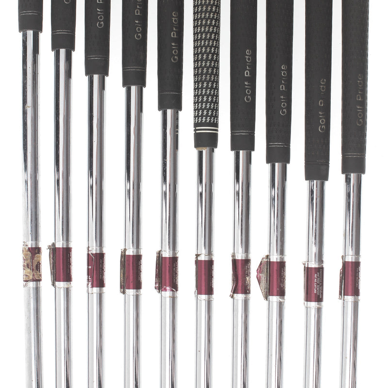Wilson Staff Deep Red Steel Mens Right Hand Irons 3-GW+SW Regular - Wilson