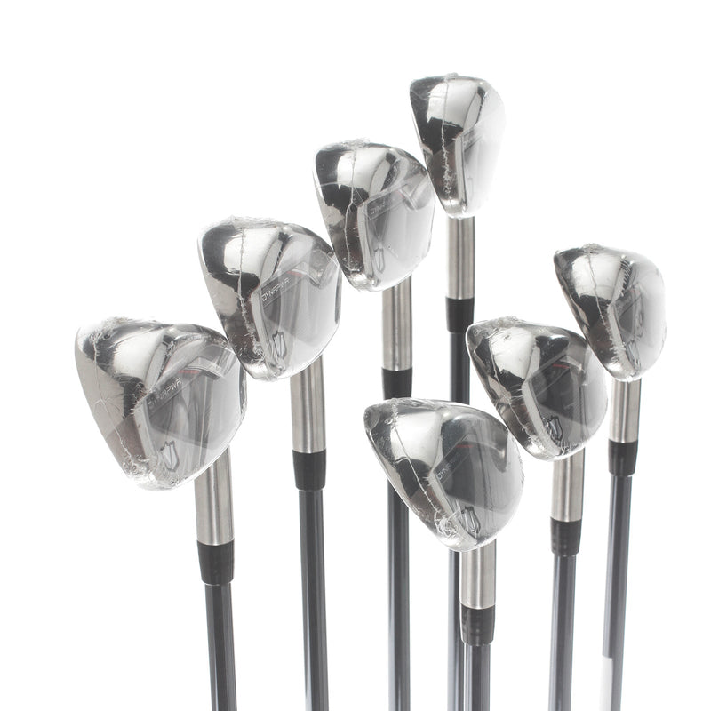 Wilson Staff Dynapower Max Graphite Mens Right Hand Irons 5-GW Regular - UST Mamiya Recoil Dart F3 75