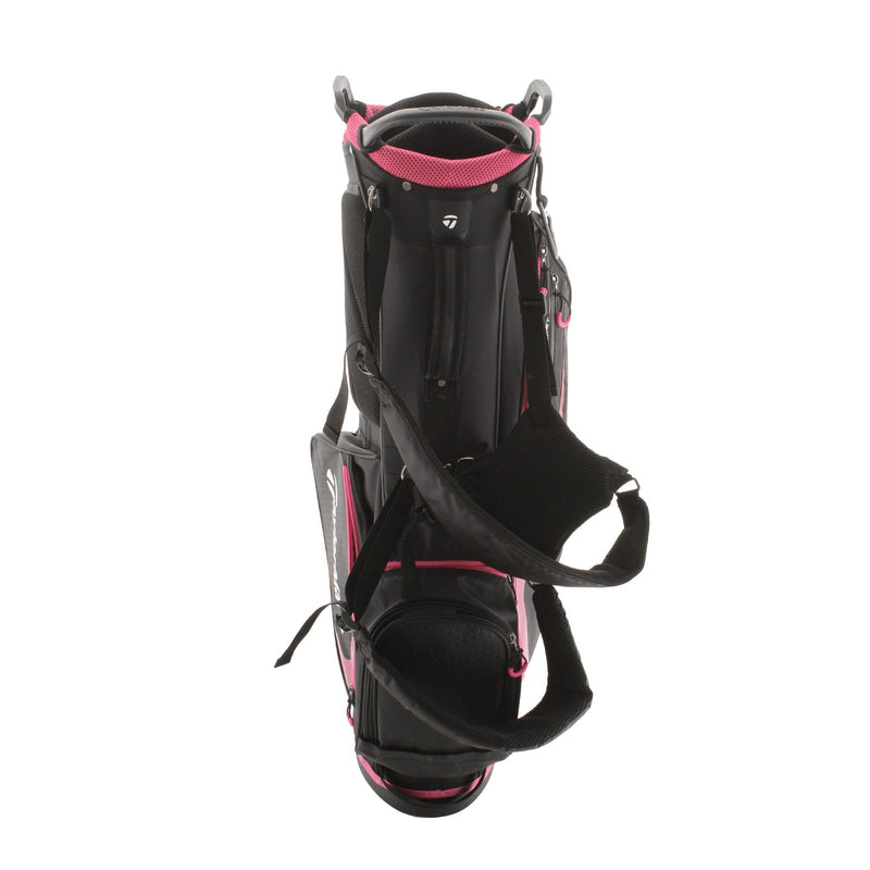 TaylorMade Select Plus Stand Bag - Black/Pink