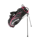 TaylorMade Select Plus Stand Bag - Black/Pink